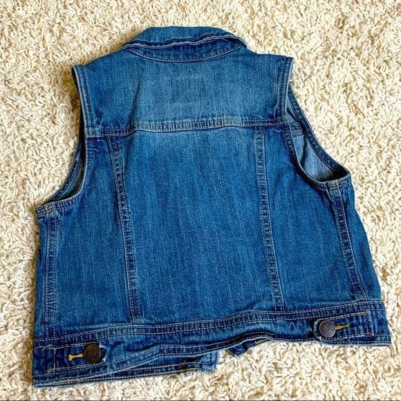 Girls Cherokee Denim Vest - Picture 3 of 3